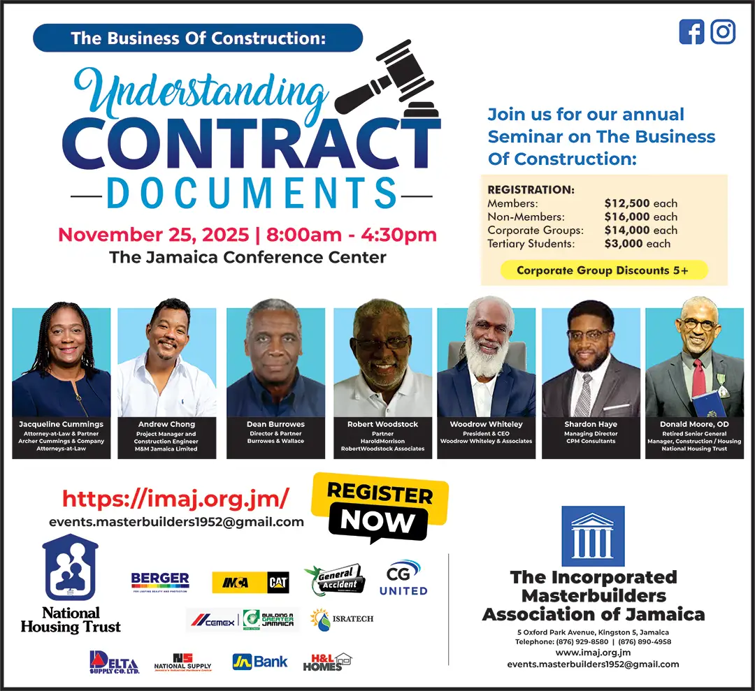 The Business of Construction - IMAJ Annual Seminar on "Understanding Contract Documents"