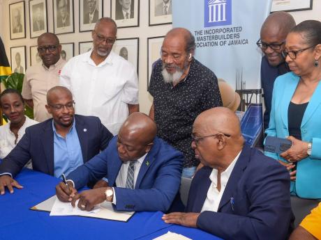 Stakeholders in Jamaica’s building and construction industry have signed a collective labour agreement that will see employees in the sector receiving better wages and benefiting from improved working conditions.